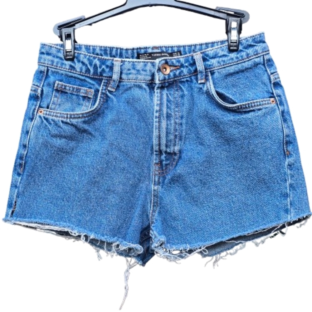 Zara Blue Jean Shorts Size 4